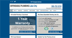 Desktop Screenshot of dependableplumbing.net